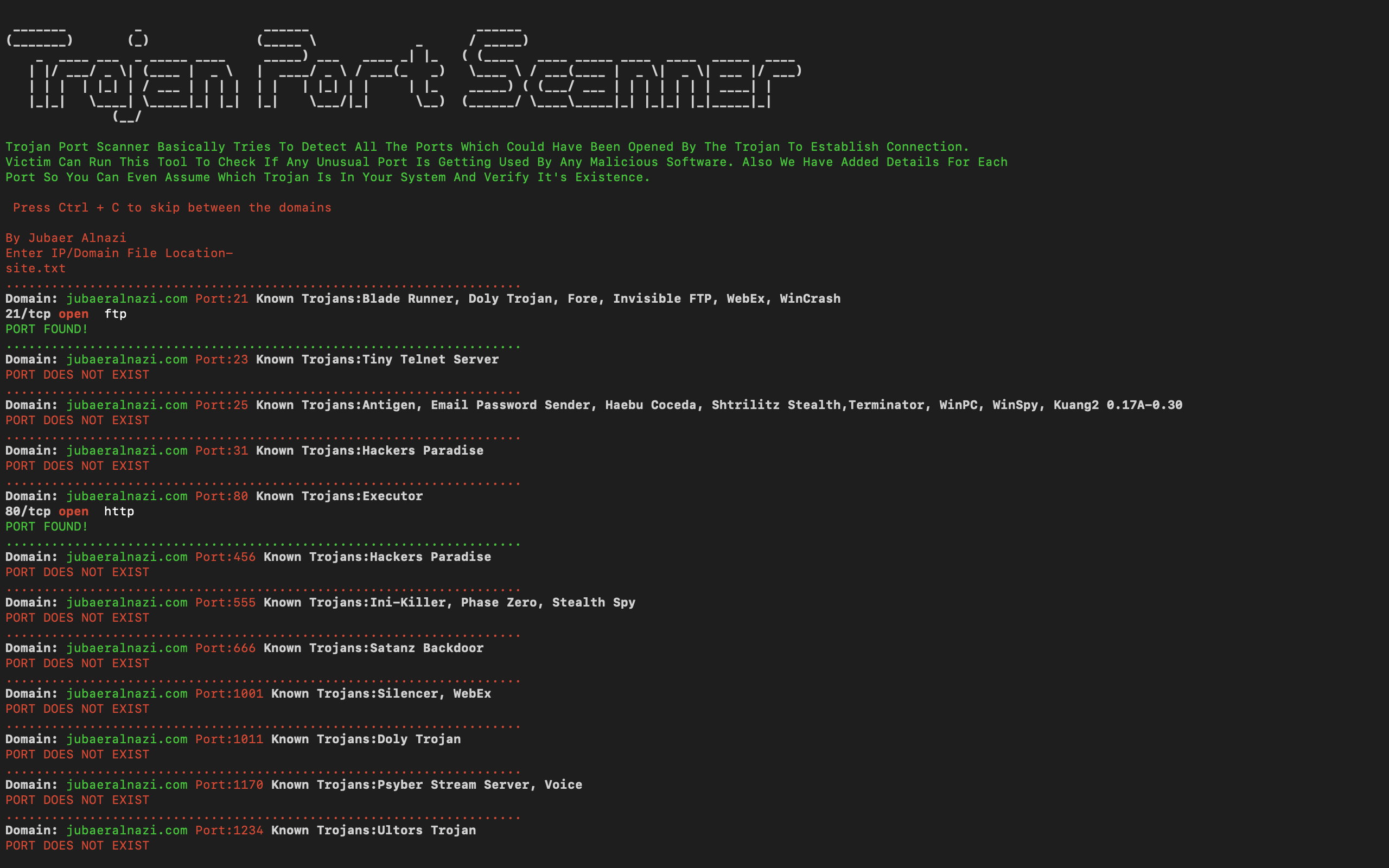 Trojan scanner online